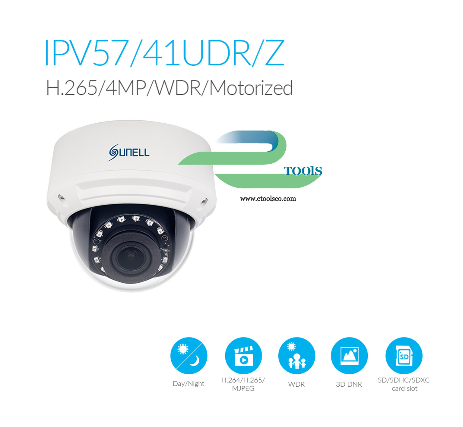 دوربین مداربسته شبکه سانل SN IPV57/41UDRZ